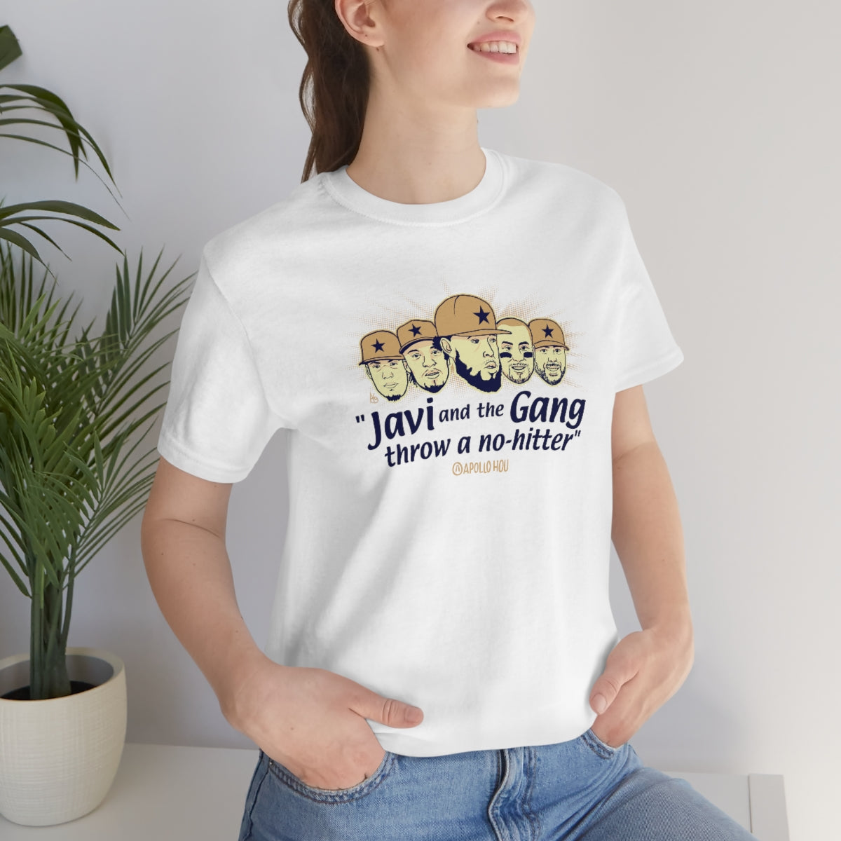 "Javi and the GANG throw a no-hitter" Unisex Jersey Tee