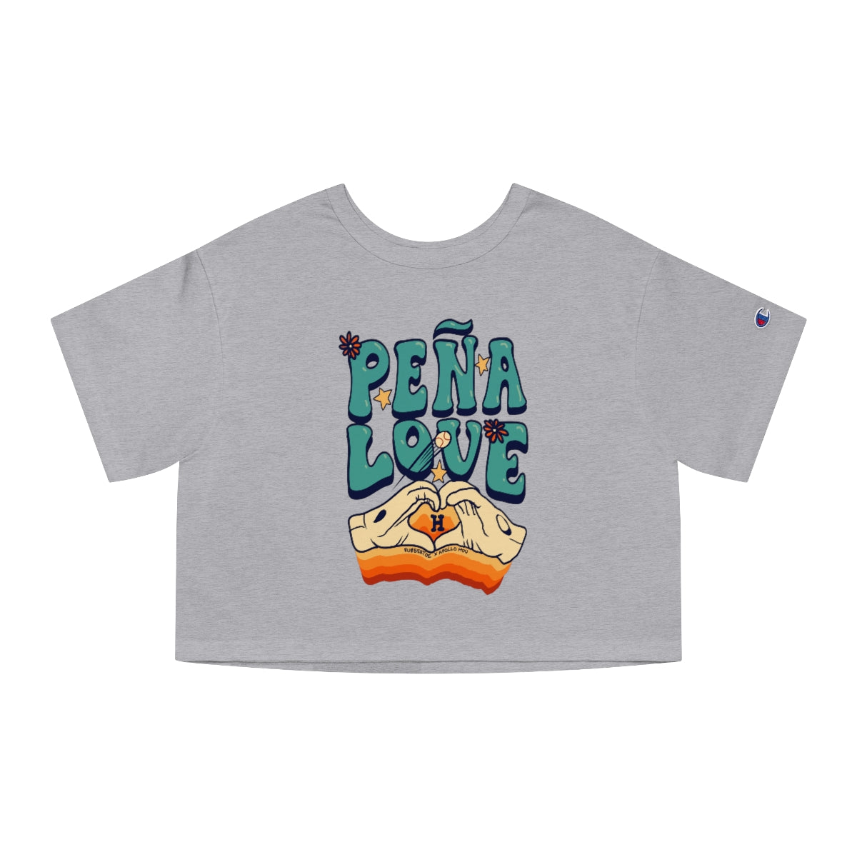 Peña Love Champion Women's Heritage Cropped T-Shirt