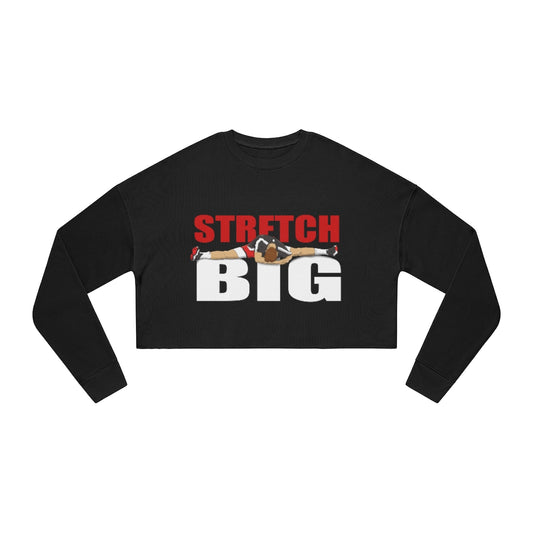 Stretch BIG Cropped Crewneck Sweatshirt