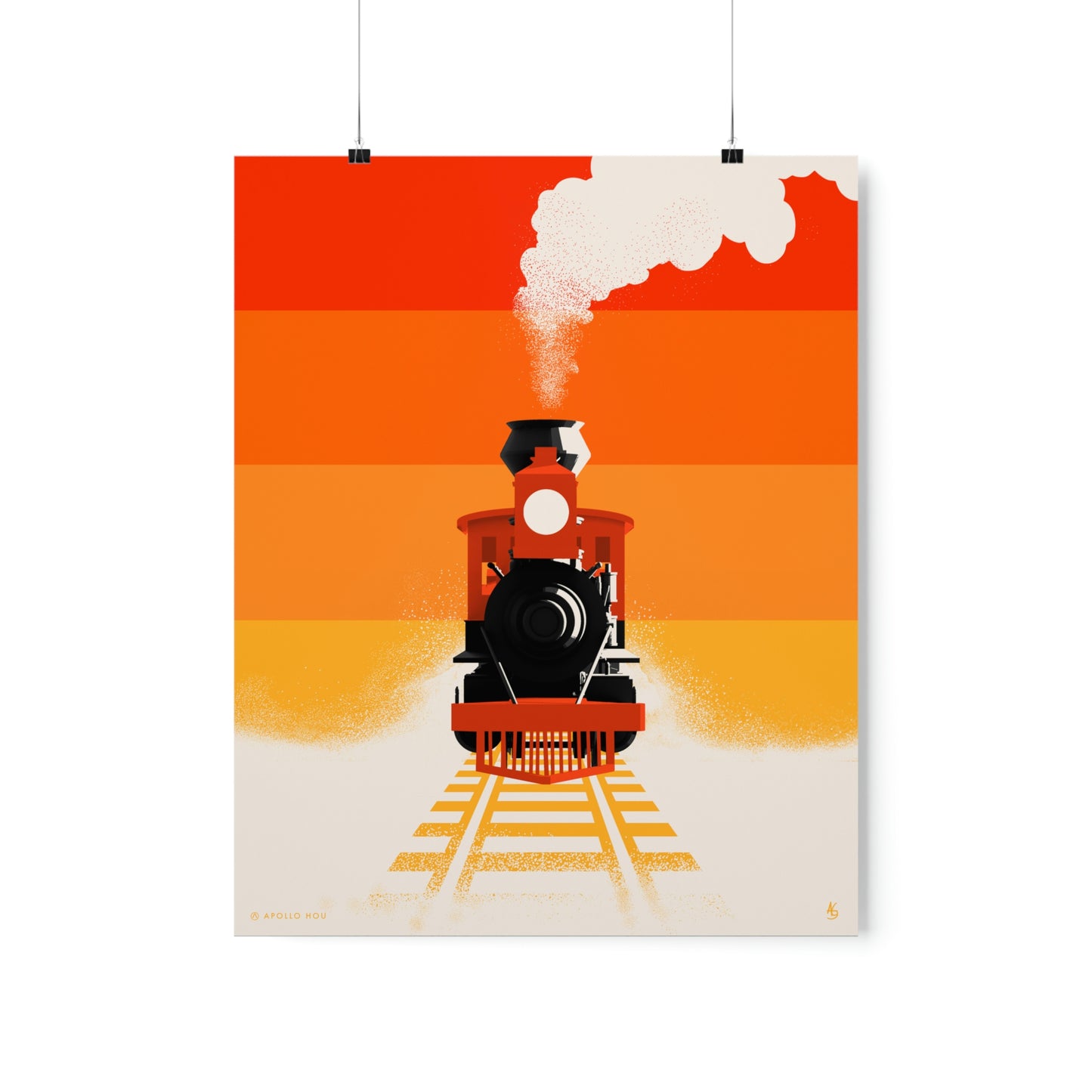 Train - Premium Matte Vertical Print
