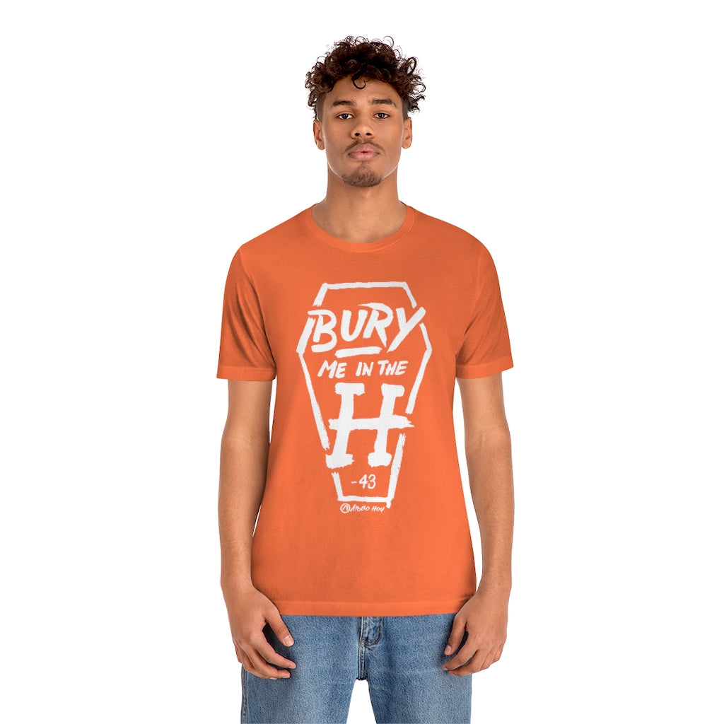 Bury Me In The H (Coffin Variant) Unisex Jersey Short-Sleeve Tee
