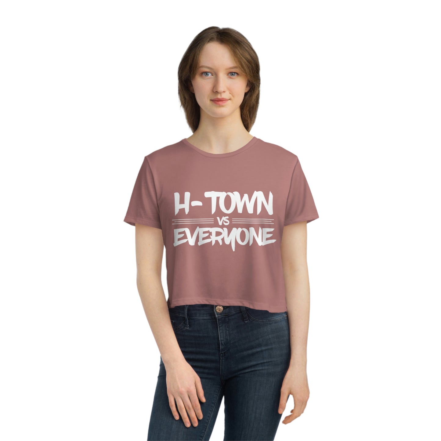 H-Town vs Everyone Cropped Tee