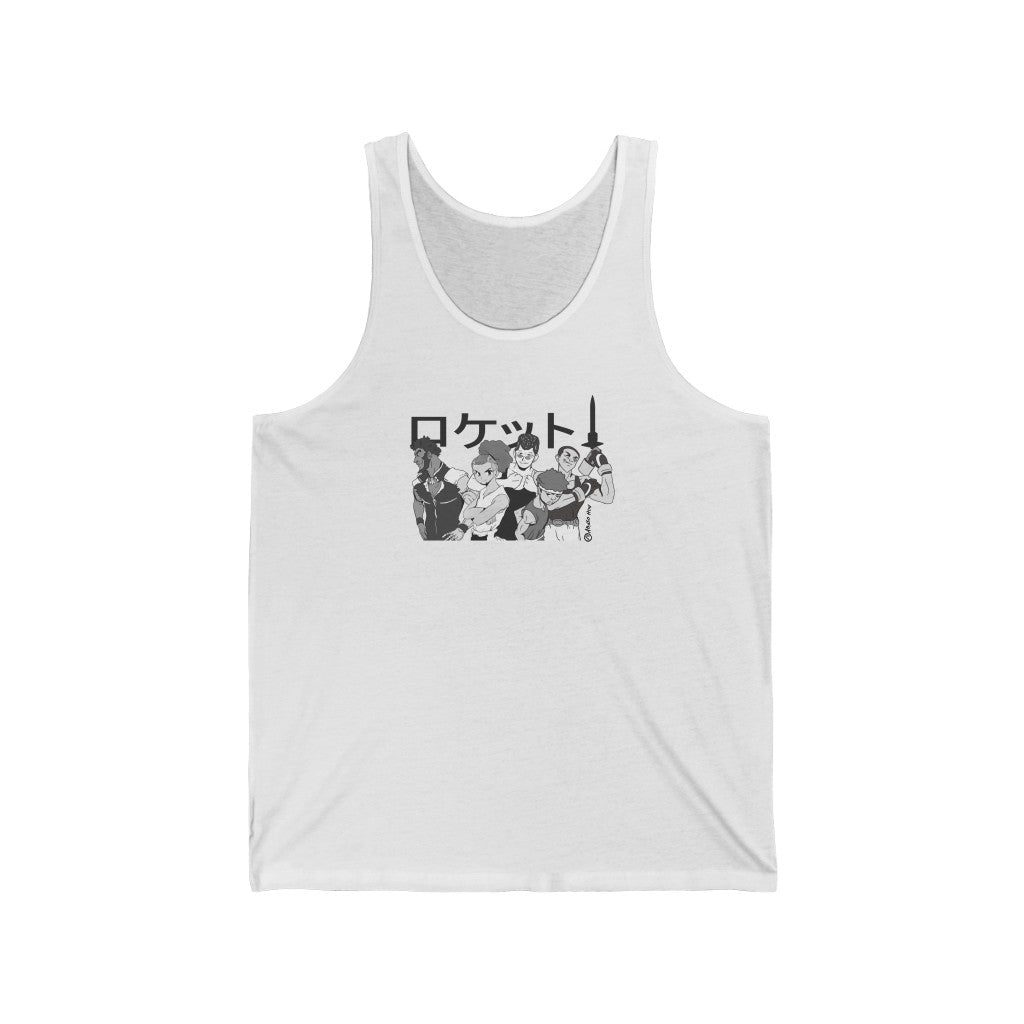 Rokketo Anime Unisex Jersey Tank