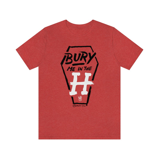 Bury Me In The H (UH Variant) Unisex Jersey Short-Sleeve Tee