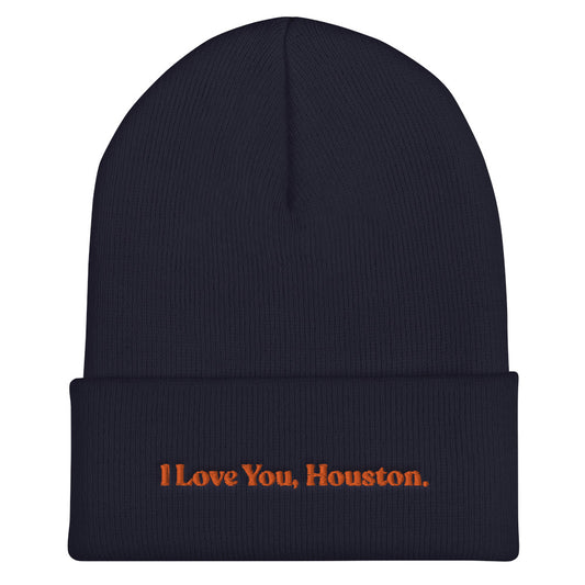 I Love You, Houston. Cuffed Beanie