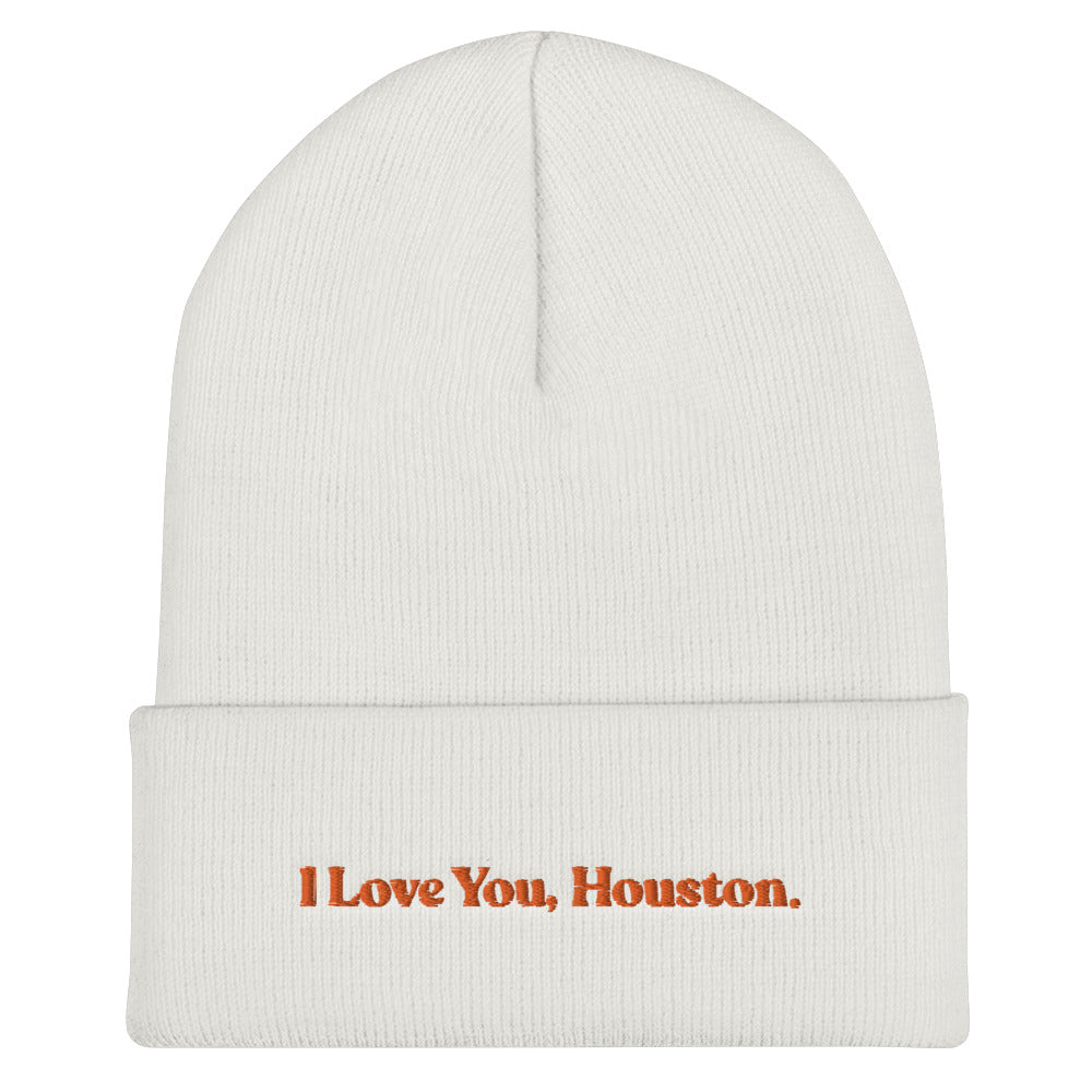 I Love You, Houston. Cuffed Beanie