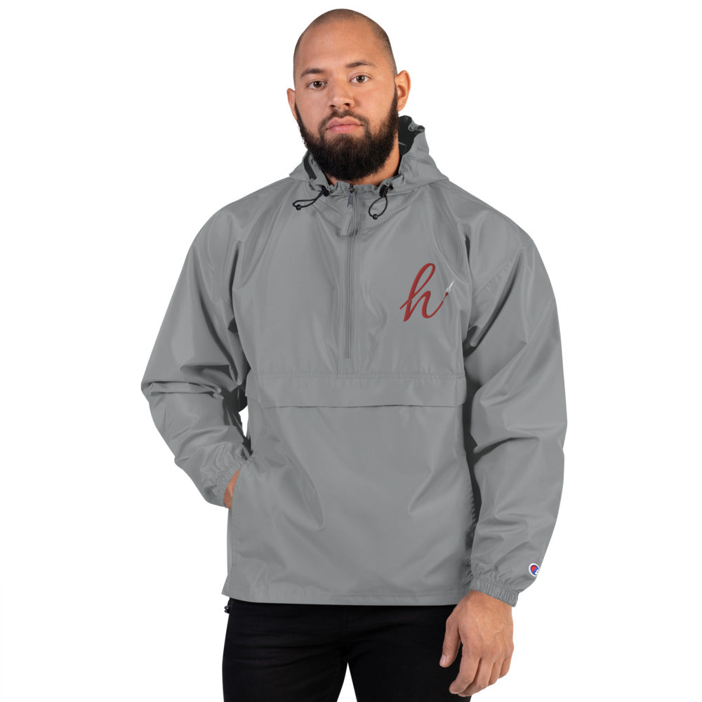 h Rocket Embroidered Champion Packable Jacket