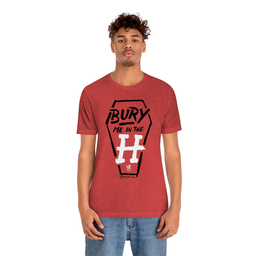 Bury Me In The H (UH Variant) Unisex Jersey Short-Sleeve Tee