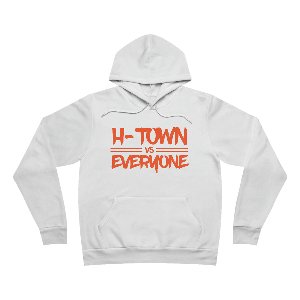 H-Town vs Everyone (Orange Design) Unisex Sponge Fleece Premium Pullover Hoodie