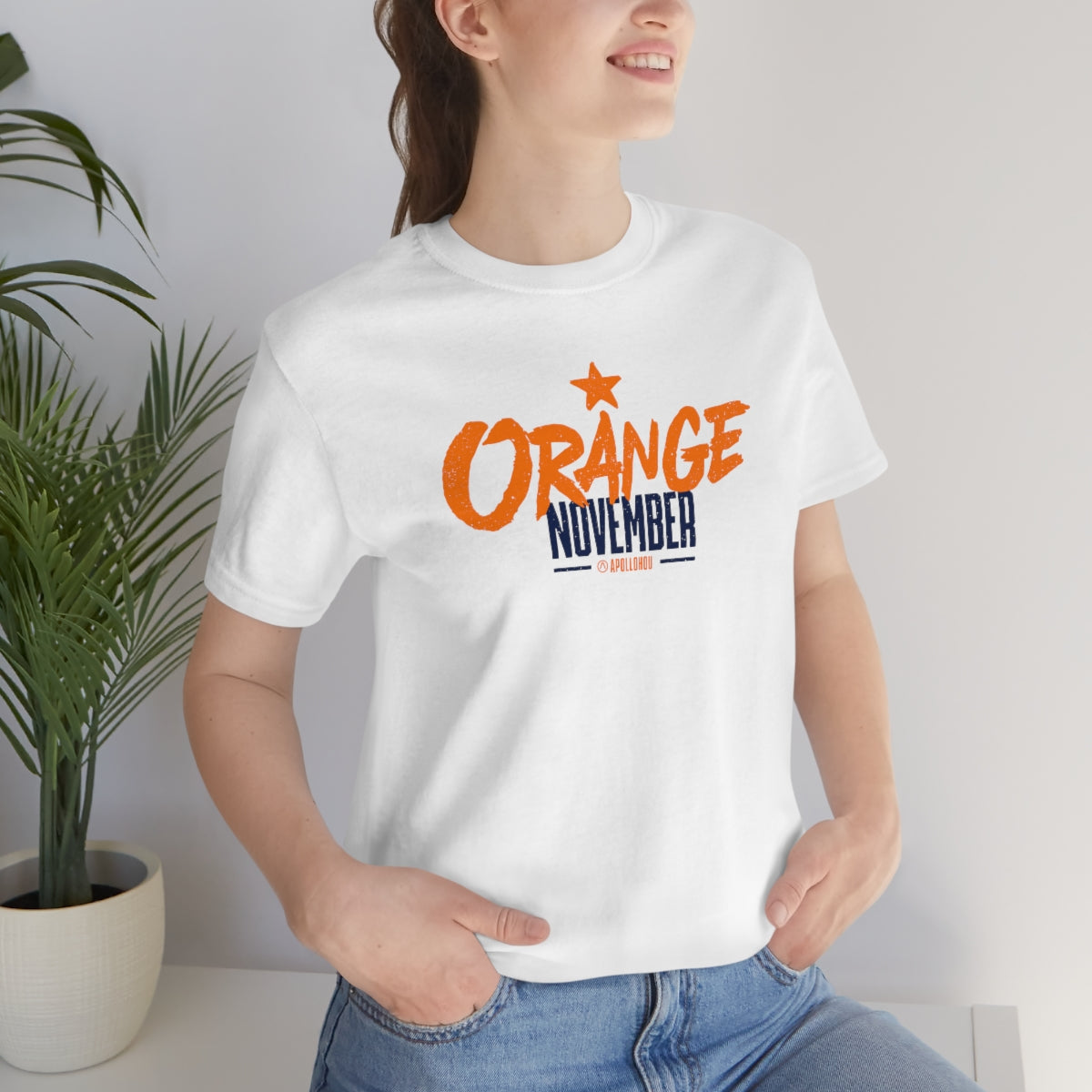 Orange November Unisex Jersey Tee