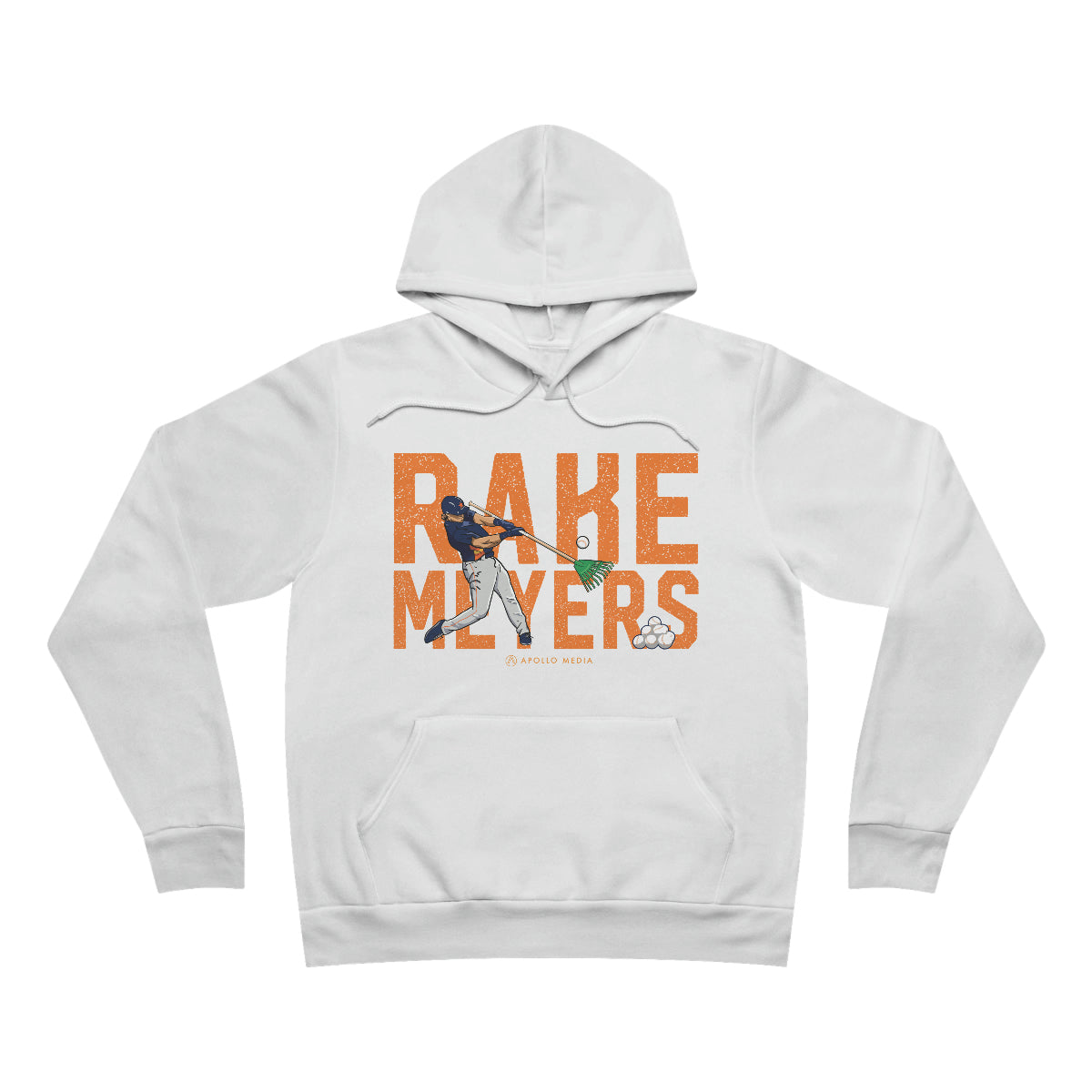 Rake Meyers Unisex Sponge Fleece Premium Pullover Hoodie